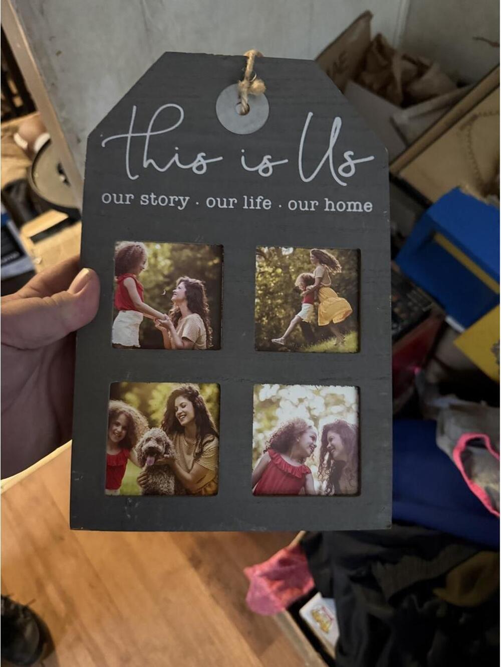 This is Us photo frame with four photos #thisisus #family